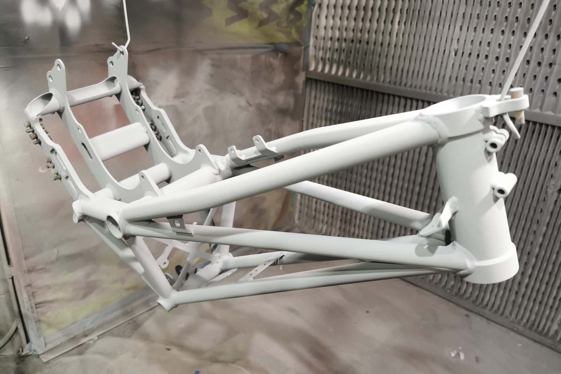 Bike frame respray